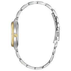 シチズン レディース 腕時計 アクセサリー Eco-Drive Women's Corso Diamond-Accent Two-Tone Stainless Steel Bracelet Watch 29mm No Color