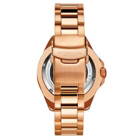 スターリング レディース 腕時計 アクセサリー Men's Depthmaster Rose Gold-Tone Stainless Steel Link Bracelet Watch 43mm Black