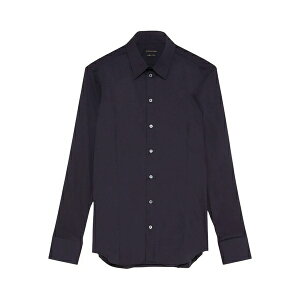 �p�g���c�B�A �y�y �����Y �V���c �g�b�v�X Button-cuff shirt Purple