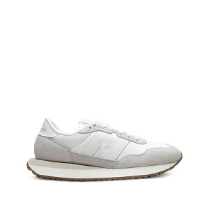 �j���[�o�����X ���f�B�[�X �X�j�[�J�[ �V���[�Y 237 suede panelled sneakers White