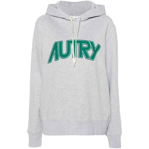 �I�[�g���[ ���f�B�[�X �p�[�J�[�E�X�E�F�b�g�V���c �A�E�^�[ Logo-print m䩘Rlange hoodie Grey