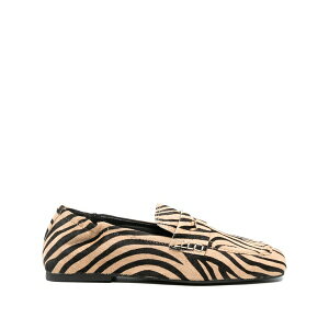 �A�b�V�� ���f�B�[�X �X���b�|���E���[�t�@�[ �V���[�Y Barkley zebra print loafers Brown