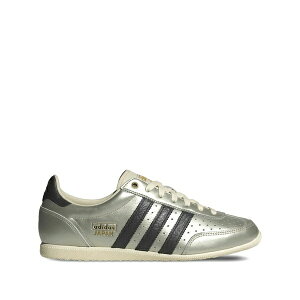�A�f�B�_�X ���f�B�[�X �X�j�[�J�[ �V���[�Y Japan three-stripe leather sneakers Silver