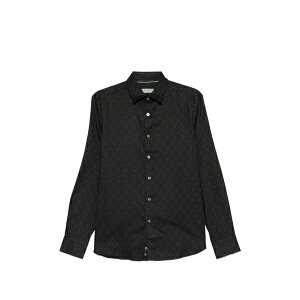 �J�i�[�� �����Y �V���c �g�b�v�X Long-sleeve patterned shirt Grey