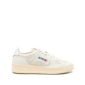 �I�[�g���[ ���f�B�[�X �X�j�[�J�[ �V���[�Y Logo-patch open-knit sneakers Neutrals