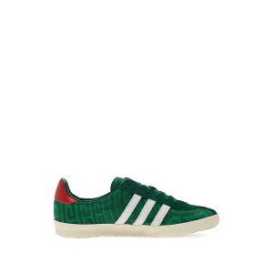 �A�f�B�_�X �����Y �X�j�[�J�[ �V���[�Y Mexicana striped pattern sneakers Green
