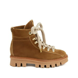 �G�[�W�[�G�� ���f�B�[�X �u�[�c �V���[�Y Lace-up suede ankle boots Brown