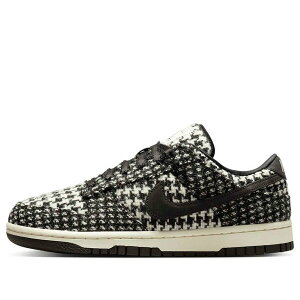 Nike �i�C�L ���f�B�[�X �X�j�[�J�[ �y(WMNS) Nike x Harris Tweed Dunk Low 'White Black' HQ5036-901�z �T�C�Y US_W_10.5