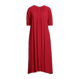 【送料無料】 マルニ レディース ワンピース トップス Midi dresses Red