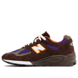 New Balance �j���[�o�����X �����Y �X�j�[�J�[ �yNew Balance 990v2 Made in USA 'Brown Purple' M990BR2�z �T�C�Y US_M_13