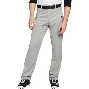 アディダス メンズ ランニング スポーツ adidas Men's Triple Stripe Open Bottom Baseball Pants Grey Baseball