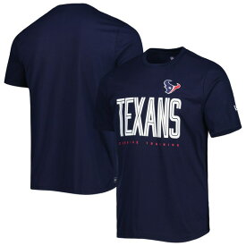 ニューエラ メンズ Tシャツ トップス Houston Texans New Era Combine Authentic Training Huddle Up TShirt Navy