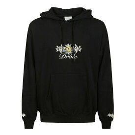 ドロール・ド・ムッシュ メンズ パーカー・スウェットシャツ アウター Le Hoodie Drole Fleuri Bl Black