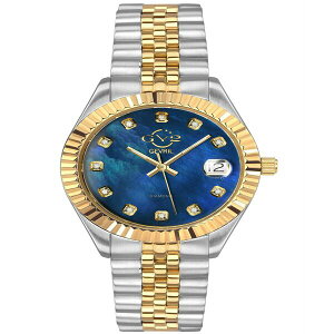 WFr fB[X uXbgEoOEANbg ANZT[ Women's Naples Swiss Quartz Two-Tone Stainless Steel Bracelet Watch 34mm Silver-Tone