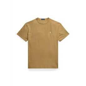 【送料無料】 ラルフローレン メンズ Tシャツ トップス CLASSIC FIT JERSEY CREWNECK T-SHIRT Camel
