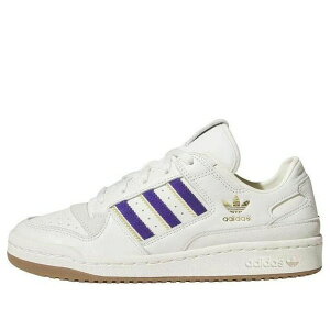 adidas �A�f�B�_�X ���f�B�[�X �X�j�[�J�[ �y(WMNS) adidas Forum Low CL 'Cloud White Collegiate Purple Cream White' JH7940�z �T�C�Y US_6.5(23.5cm)