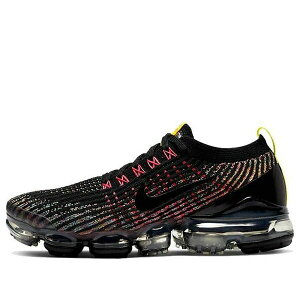 Nike �i�C�L ���f�B�[�X �X�j�[�J�[ �y(WMNS) Nike Air VaporMax Flyknit 3 'Black Multi-Color' AJ6910-009�z �T�C�Y US_8(25.0cm)