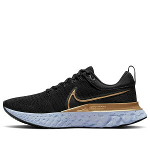 Nike �i�C�L ���f�B�[�X �X�j�[�J�[ �y(WMNS) Nike React Infinity Run Flyknit 2 'Black Metallic Gold' CT2423-009�z �T�C�Y US_5(22.0cm)