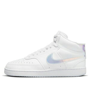 Nike �i�C�L ���f�B�[�X �X�j�[�J�[ �y(WMNS) Nike Court Vision Mid 'White Iridescent' FD0819-100�z �T�C�Y US_7.5(24.5cm)