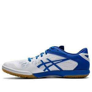 ASICS �A�V�b�N�X ���f�B�[�X �X�j�[�J�[ �y(WMNS) ASICS Attack Dominate FF 2 White/Blue 1073A010-100�z �T�C�Y US_7(24.0cm)