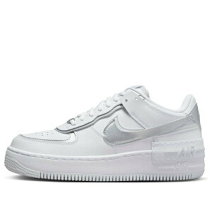 Nike �i�C�L ���f�B�[�X �X�j�[�J�[ �y(WMNS) Nike Air Force 1 Shadow 'White Metallic Silver' CI0919-119�z �T�C�Y US_W_12