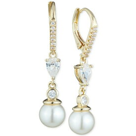 アンクライン レディース ピアス＆イヤリング アクセサリー Imitation Pearl and Crystal Drop Earrings Gold