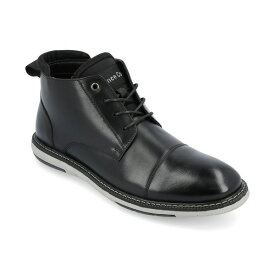 ヴァンセ カンパニー メンズ ブーツ シューズ Men's Redford Tru Comfort Foam Lace-Up Cap Toe Chukka Boot Black