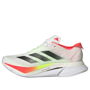 adidas �A�f�B�_�X �����Y �X�j�[�J�[ �yadidas Adizero Boston 12 'White Core Black Lucid Red' JQ2552�z �T�C�Y US_12(30.0cm)