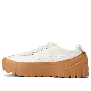 Onitsuka Tiger �I�j�c�J�^�C�K�[ �����Y �X�j�[�J�[ �yOnitsuka Tiger Delegation Chunk 'White Brown' 1183A585-104�z �T�C�Y US_12.5(30.5cm)