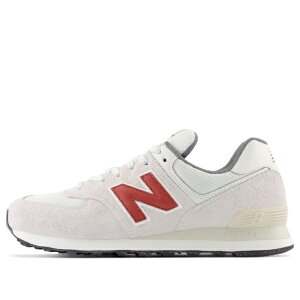 New Balance �j���[�o�����X �����Y �X�j�[�J�[ �yNew Balance 574 'White Red' U574SOR�z �T�C�Y US_8.5(26.5cm)