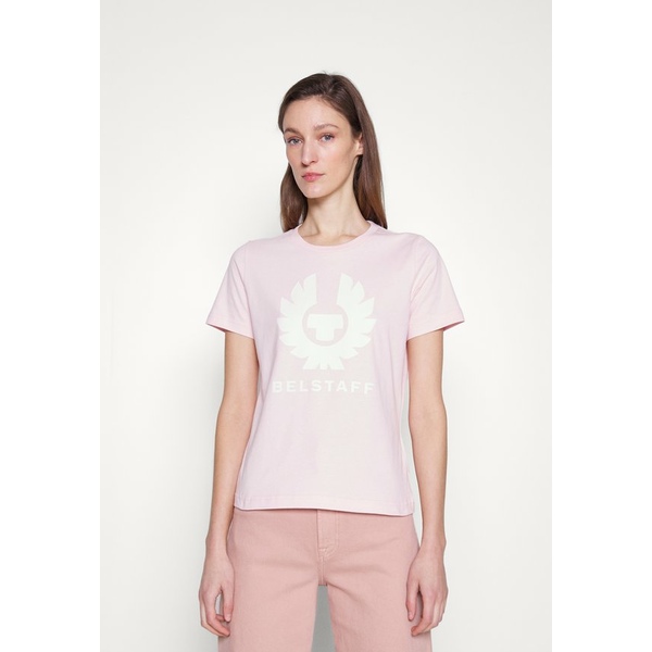 ベルスタッフ レディース Tシャツ トップス MOON PHOENIX Print T-shirt chalk pink
