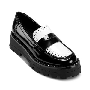 _i L j[[N fB[X Xb|E[t@[ V[Y Women's Sahana Slip-On Loafers Black/ White