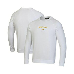 A_[A[}[ Y p[J[EXEFbgVc AE^[ Men's White Notre Dame Fighting Irish Sideline Rival Fleece Crewneck Sweatshirt White