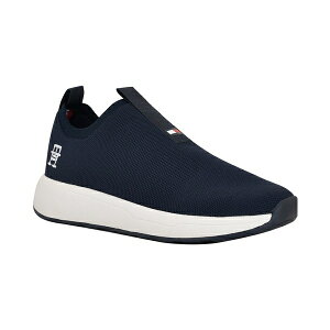 g~[ qtBK[ fB[X Xj[J[ V[Y Women's Ada Lightweight Knit Slip-On Sneakers Dark Blue/White