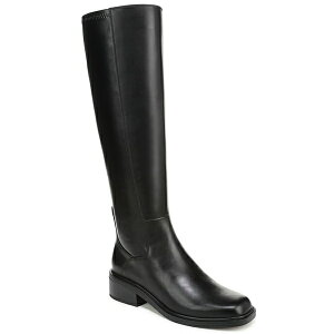 �t�����R�T���g ���f�B�[�X �u�[�c �V���[�Y Women's Gisella Square Toe Zip Tall Boots, Regular & Wide Calf Black Leather