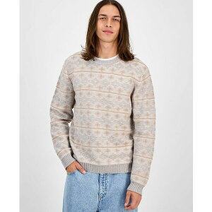 �T���A���h�v���X�X�g�[�� �����Y �j�b�g&�Z�[�^�[ �A�E�^�[ Men's Archer Long-Sleeve Crewneck Sweater, Macy's Exclusive Oatmeal Heather