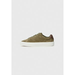 トミー ヒルフィガー メンズ スニーカー シューズ CUPSOLE - Trainers - army green