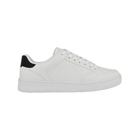 カルバンクライン メンズ スニーカー シューズ Men's Lalit Casual Lace-Up Sneakers White