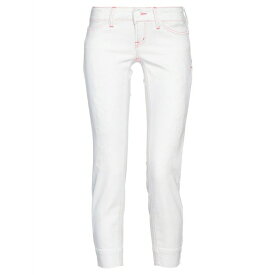 【送料無料】 ヤコブ コーエン レディース デニムパンツ ボトムス Denim cropped White