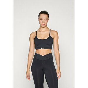 リーボック レディース フィットネス スポーツ TRAIN BRA - Medium support sports bra - black
