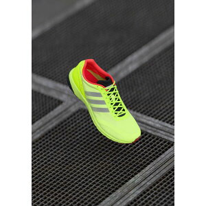 AfB_XIWiX Y Xj[J[ V[Y ADIZERO ADIOS OG UNISEX - Trainers - lucid lemon/core black/bright red