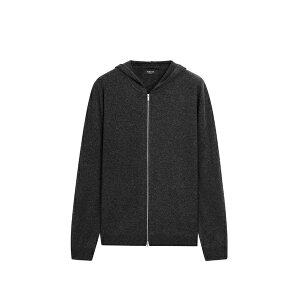}bV hDbeB Y jbg&Z[^[ AE^[ ZIP-UP WITH HOOD - Cardigan - dark grey