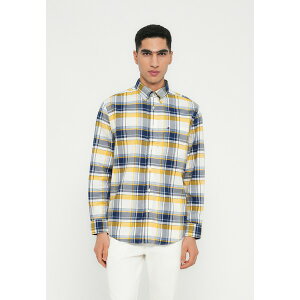 g~[ qtBK[ Y Vc gbvX BIG CHECK - Shirt - preppy navy