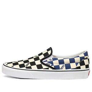 Vans �o���Y �����Y �X�j�[�J�[ �yVans Classic Slip-On 'Big Check Black Navy' VN0A4U38WRT�z �T�C�Y US_10.5(28.5cm)