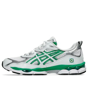 ASICS �A�V�b�N�X �����Y �X�j�[�J�[ �yASICS x Hidden NY Gel-NYC 'Green Silver' 1201B001-100�z �T�C�Y US_12.5(30.5cm)