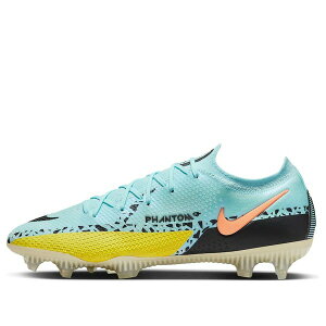 Nike �i�C�L �����Y �X�j�[�J�[ �yNike Phantom GT2 Elite FG 'Glacier Ice Yellow Strike 'Blue Yellow' CZ9890-407�z �T�C�Y US_M_4.5