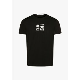 カルバンクライン メンズ Tシャツ トップス SMALL BOX LOGO - Print T-shirt - ck black