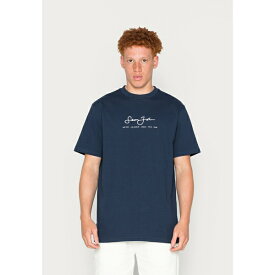 ショーンジョン メンズ Tシャツ トップス CLASSIC LOGO ESSENTIAL TEE - Print T-shirt - dark blue