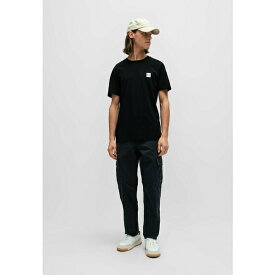 ボス メンズ Tシャツ トップス 2 PACK TEEBOX - Print T-shirt - black one