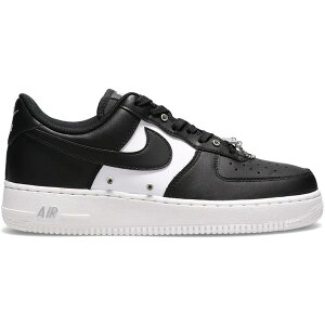 Nike �i�C�L �����Y �X�j�[�J�[ �yNike Air Force 1 Low '07 PRM Black White Metallic Silver�z �T�C�Y US_9(27.0cm) Black/White/Metallic Silver